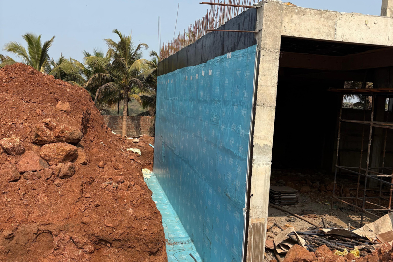 Basement and retaining wall treatment