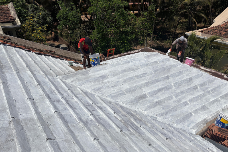 Roof and terrace waterproofing work