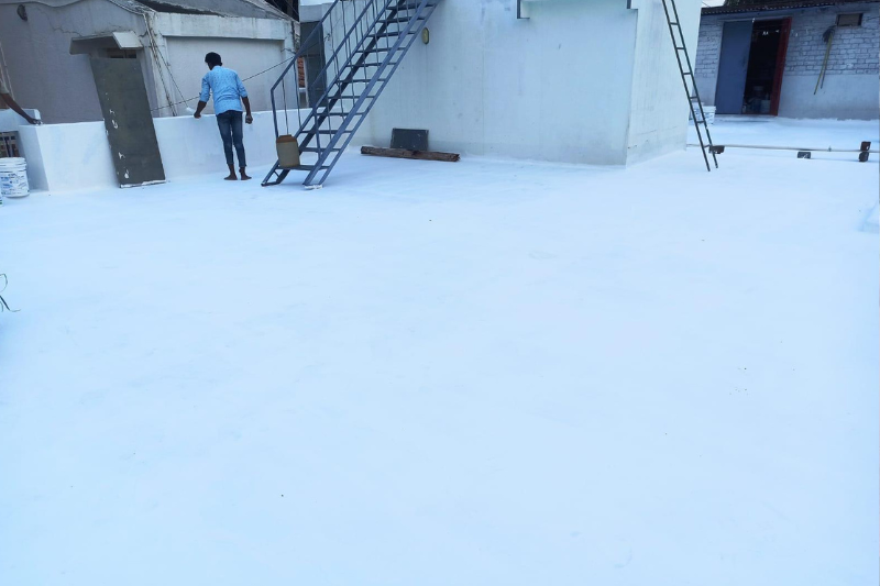 Roof and terrace site work